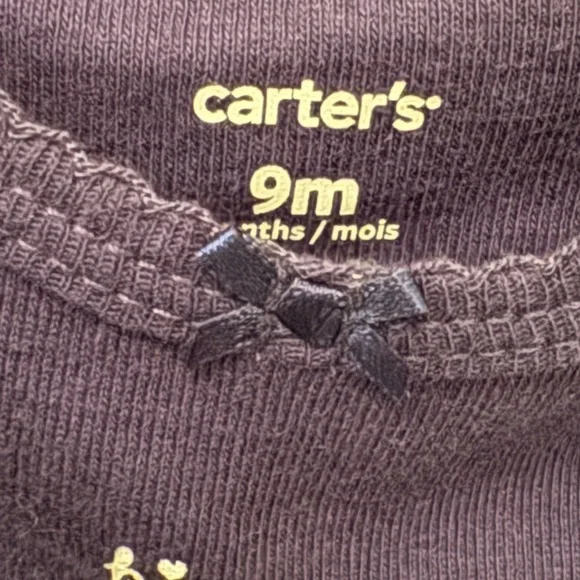 NWT set of 4 CARTER’S ONSIES. Baby Size 9 months Brand New still on hangers NEW - Picture 11 of 12